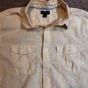 Men's XL Linen Blend Banana Republic Button Down.